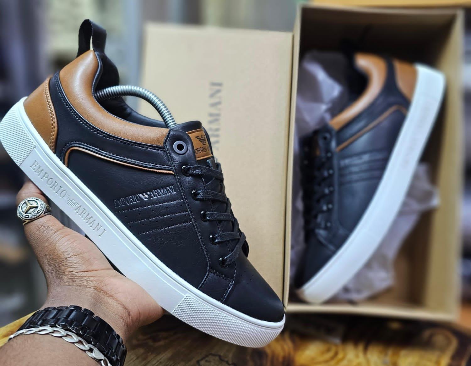 EA7 leather casualBlossom Shoe 