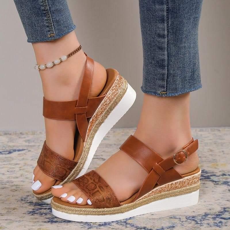 open strappy wedgeBlossom Shoe 