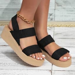 summer strap wedge sandalsBlossom Shoe 