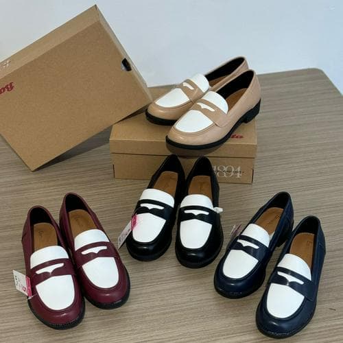 two tone leather brogues Blossom Shoe 